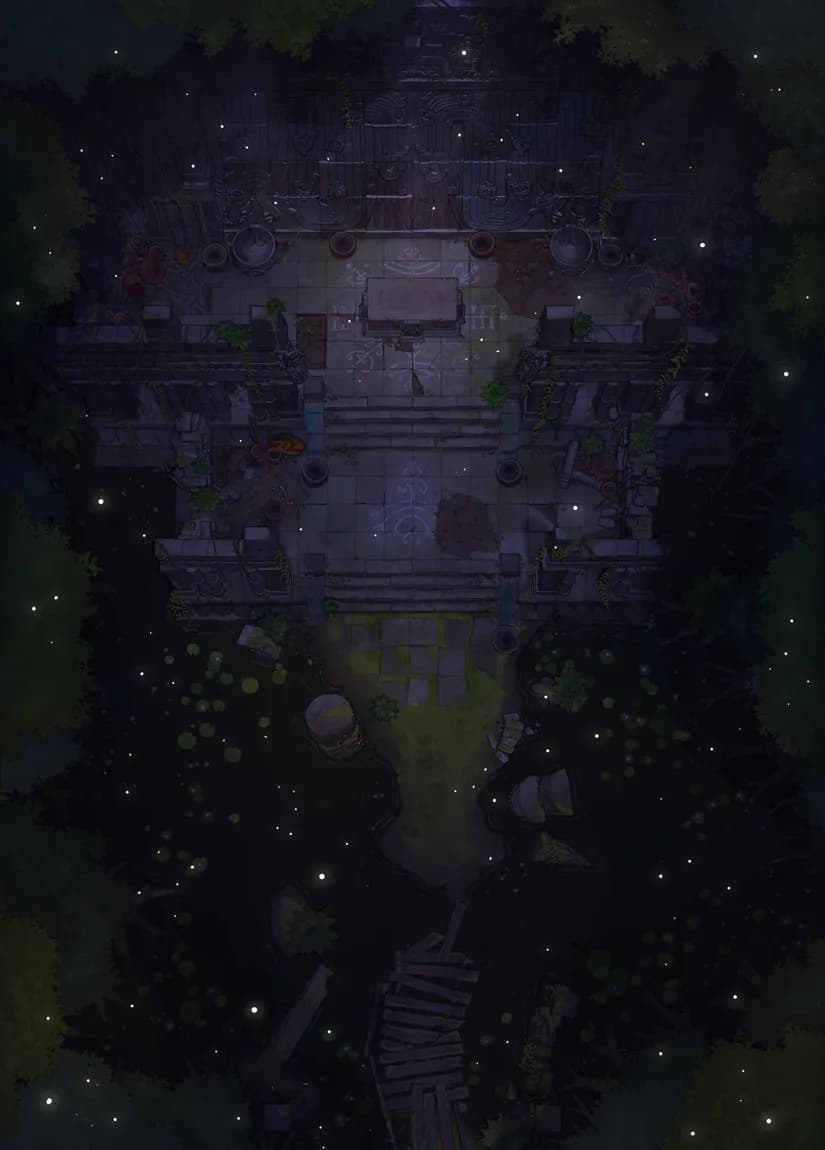 Jungle Temple Entrance map, Closed Fireflies variant thumbnail