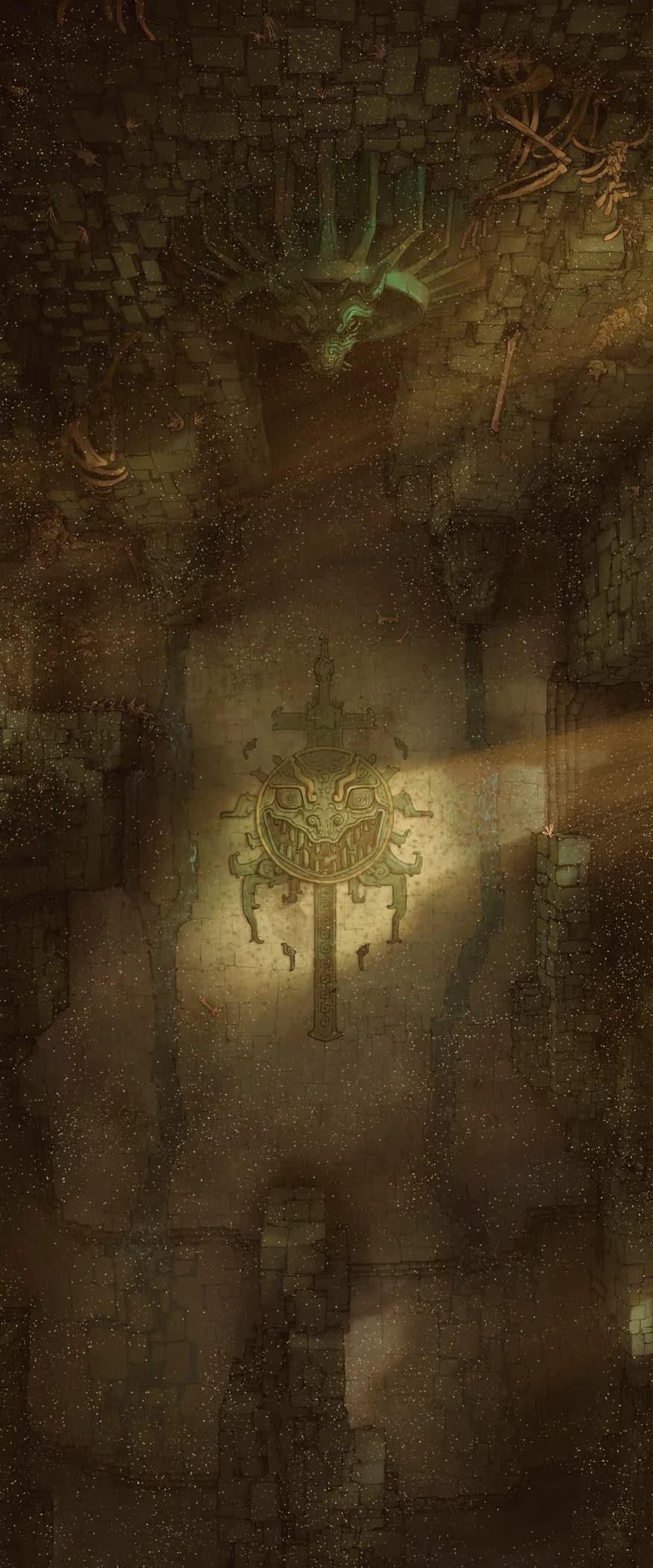 Dracolich Lair map, Sandstorm variant thumbnail