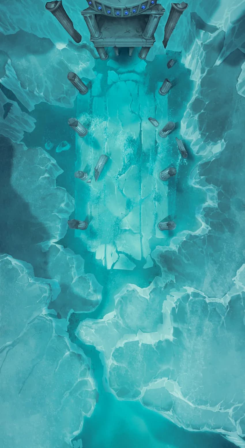 Blue Dragon Lair map, Ice Temple variant thumbnail