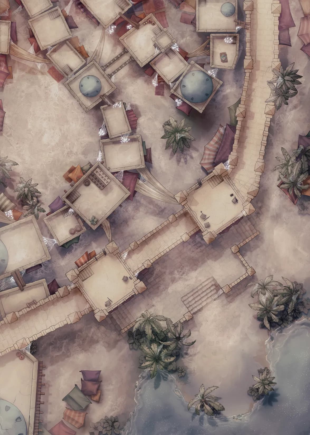 Oasis City map, Spider Infestation variant thumbnail