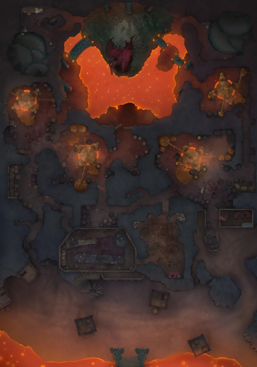Drakescale Peak map, Raided Dragon variant thumbnail