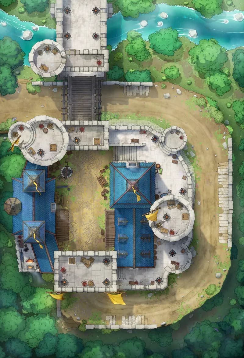 Riverwood Toll Castle map, Original Day variant