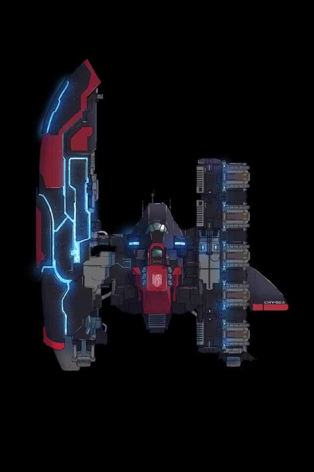 Cassowary map, Darkside Exterior variant