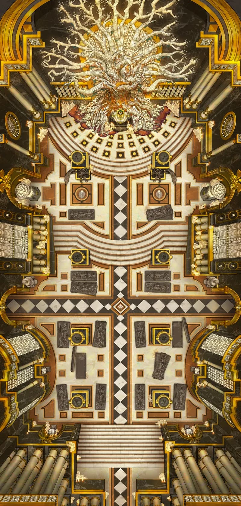 Bone Dryad Ossuary map, Original Day variant thumbnail