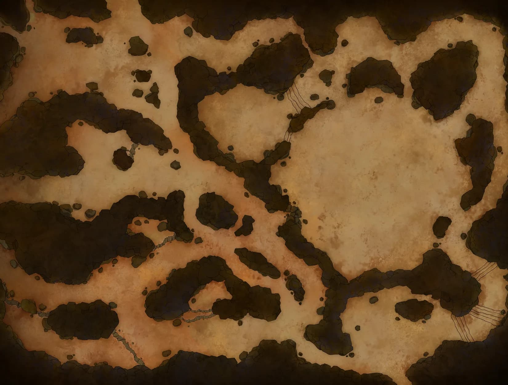 Mushroom Infested Mines map, Desert variant