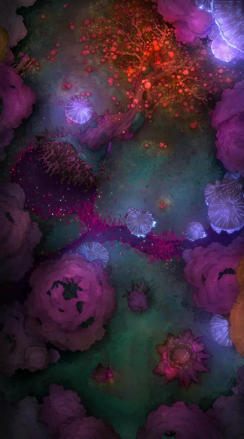 Depths of the Festerwood map, Fae Night variant thumbnail