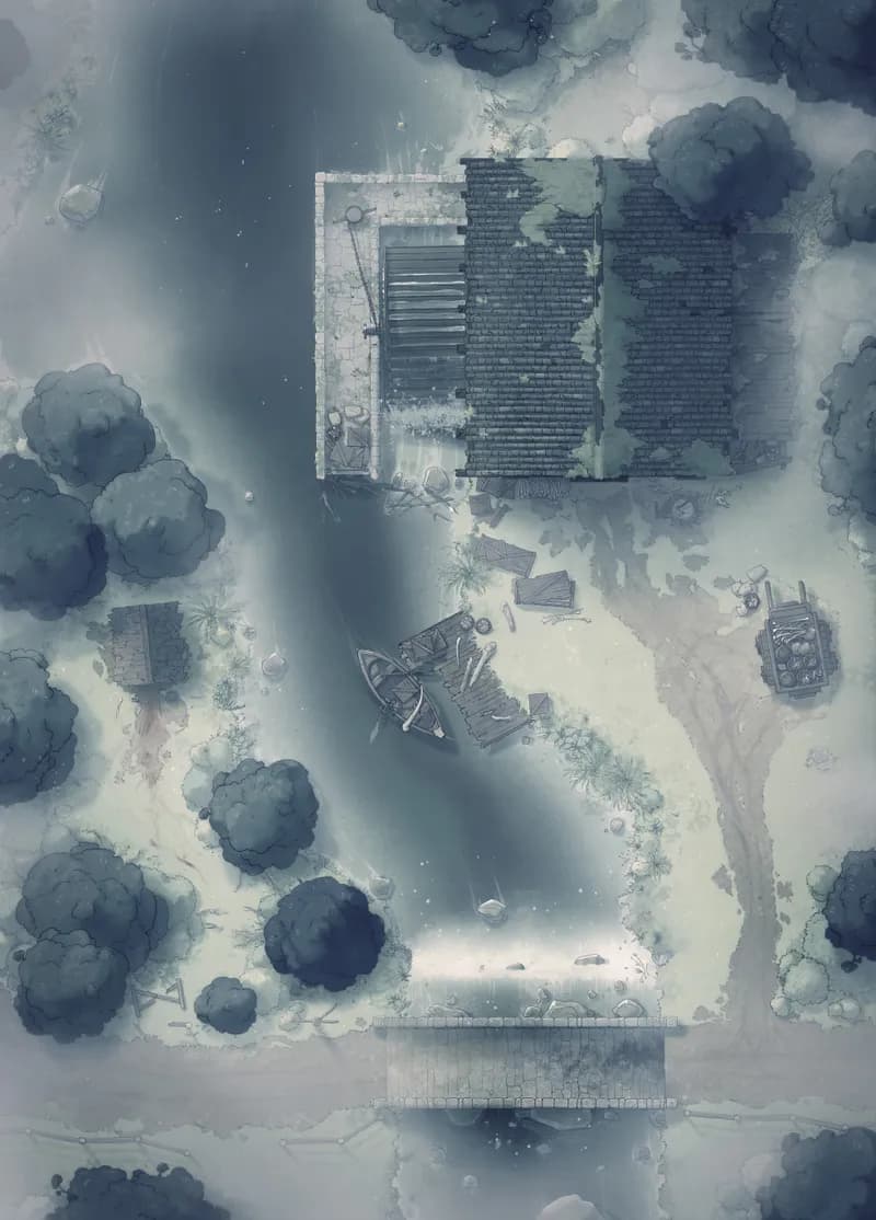 Bone Mill Exterior map, Haunted variant thumbnail