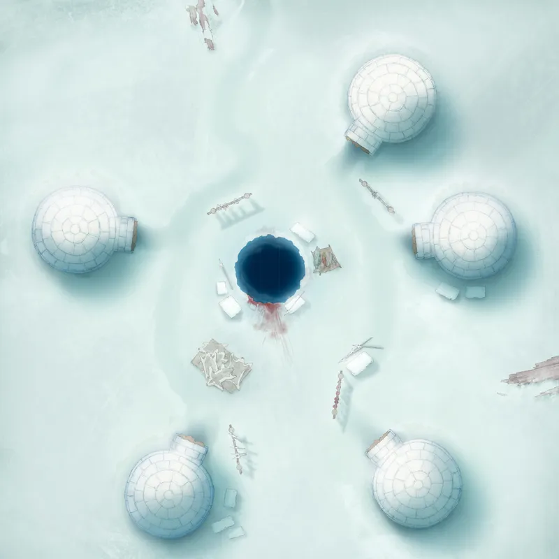 Remote Ice Village map, Igloo Village Missing Day variant thumbnail