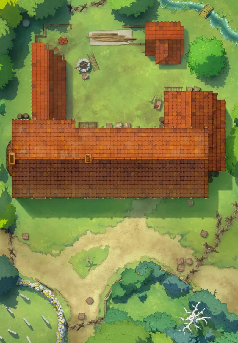 Ages of the Vale: Public House map, Roof Peasant Revolt variant thumbnail