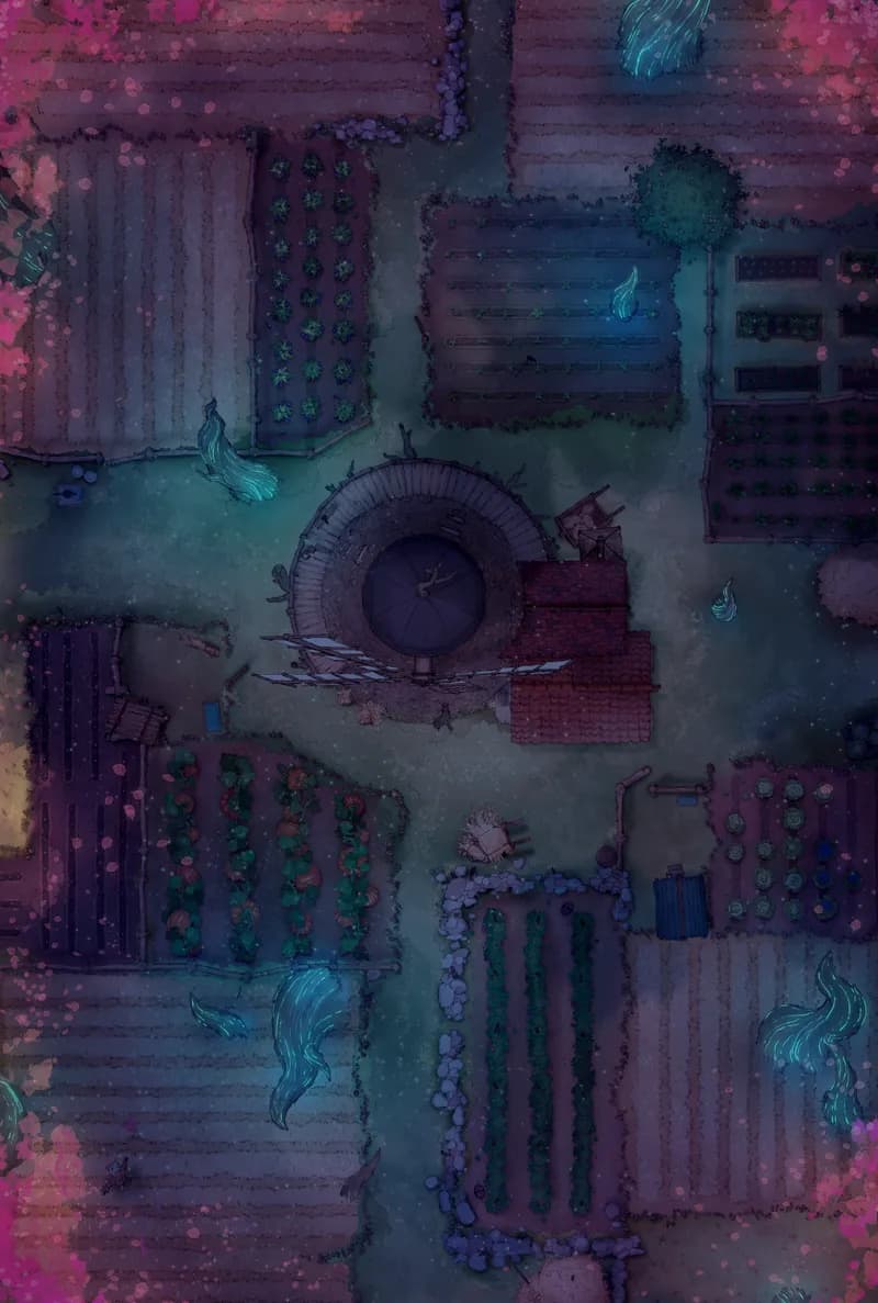 Windmill Farm map, Elder Tree Farm Night variant thumbnail