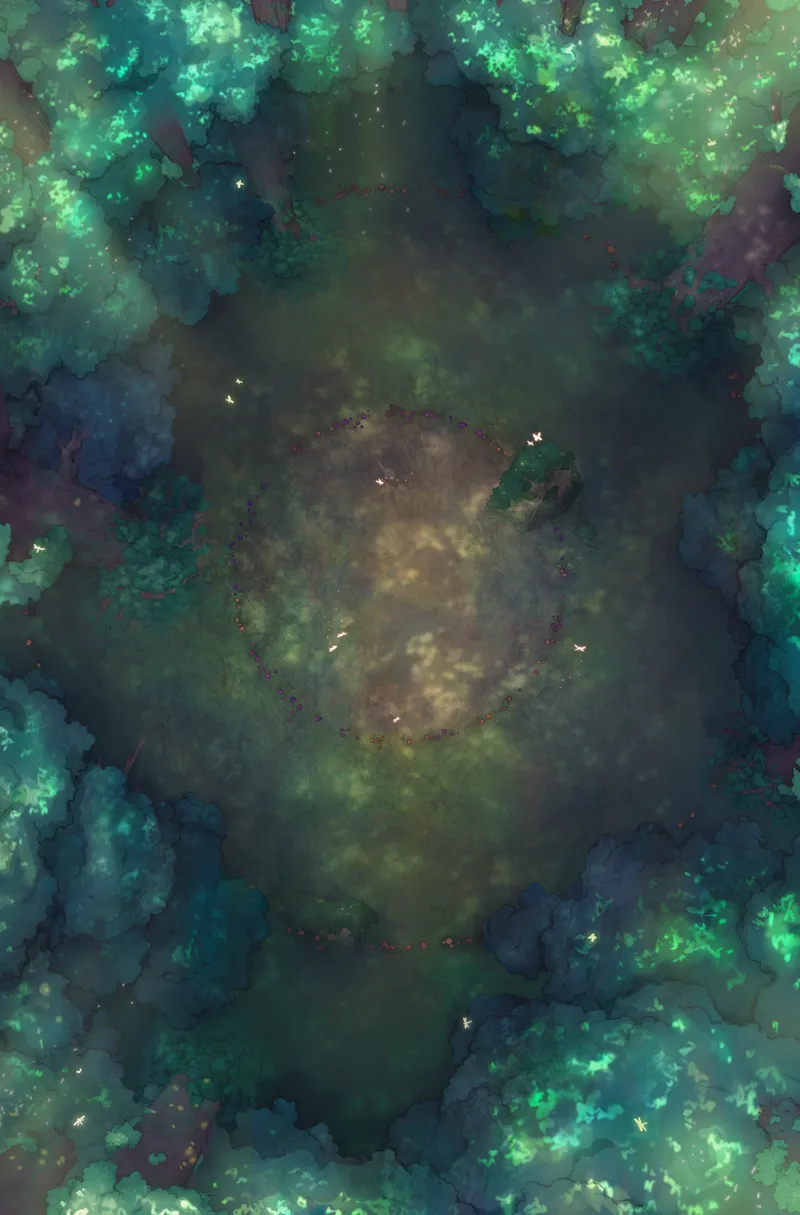 Overgrown Magic Forest map, Fairy Rings Day variant thumbnail