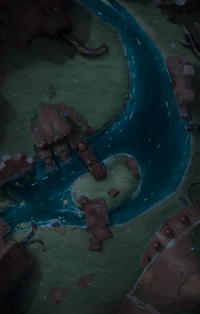 Warforged Titan Scrapyard map, Night variant thumbnail
