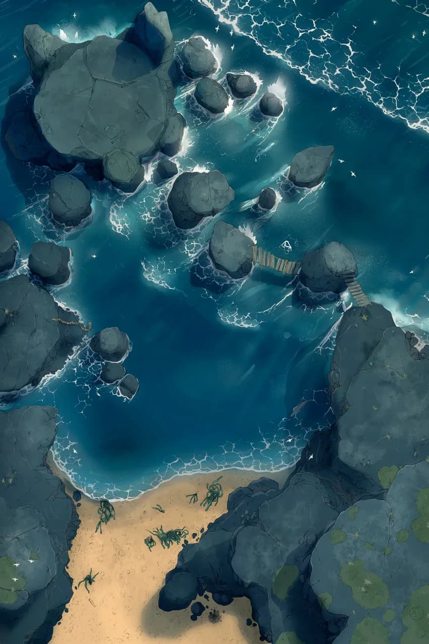 Harpy Cove map, Golden Sand variant thumbnail
