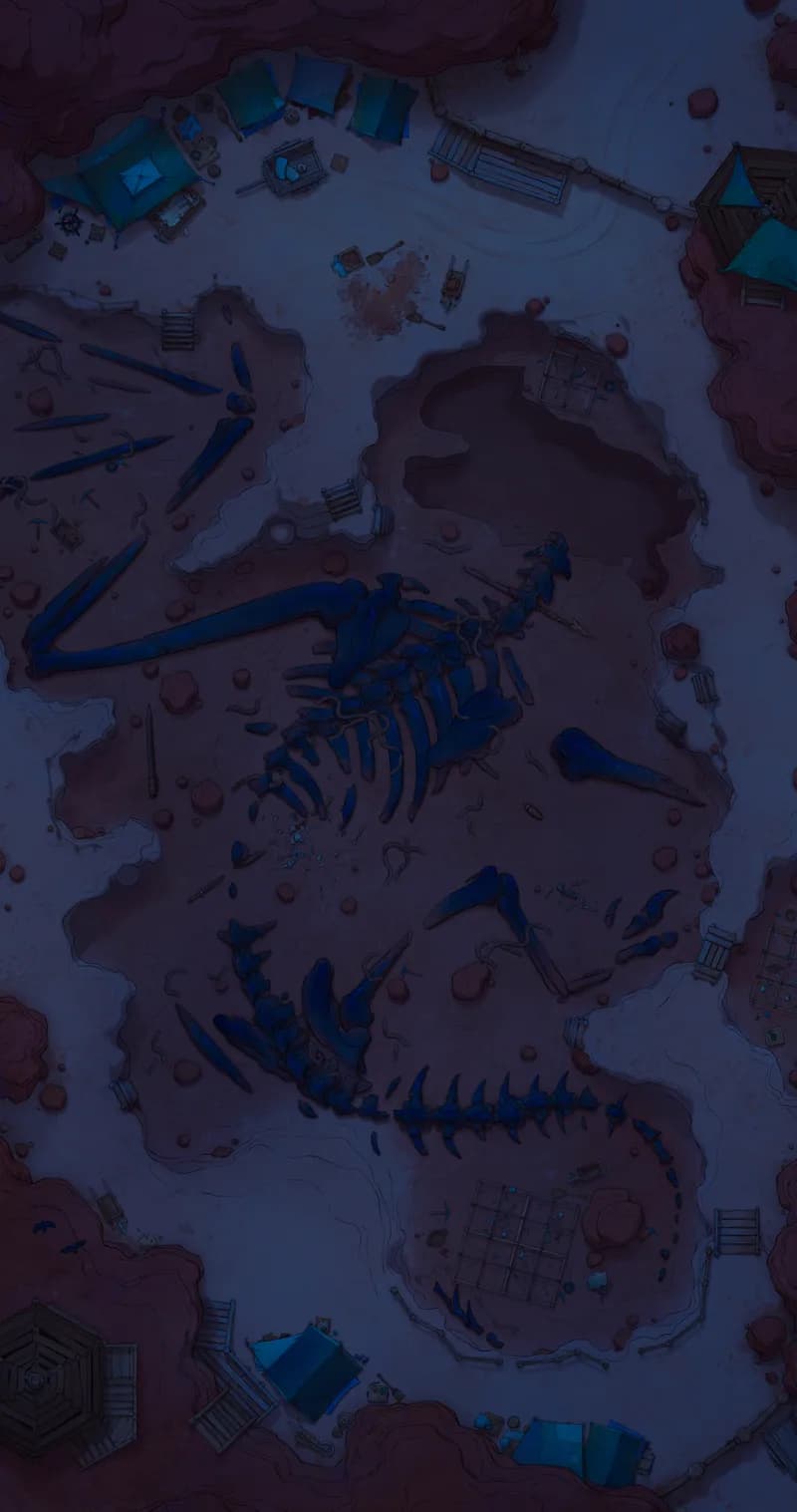 Archaeological Dig map, No Dragon Head Night variant thumbnail