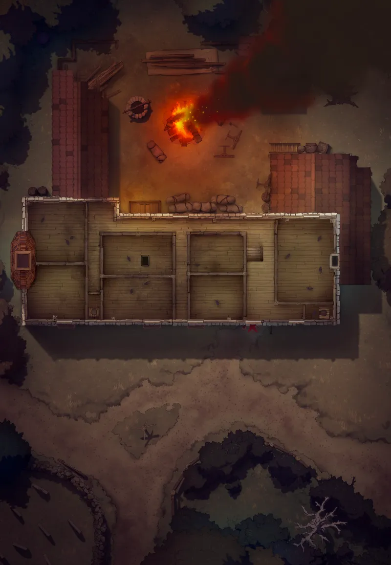 Ages of the Vale: Public House map, Upstairs Plague variant thumbnail
