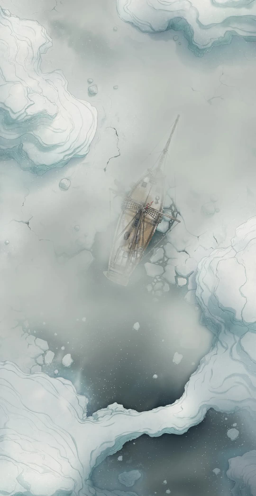 Arctic Expedition map, Fog variant