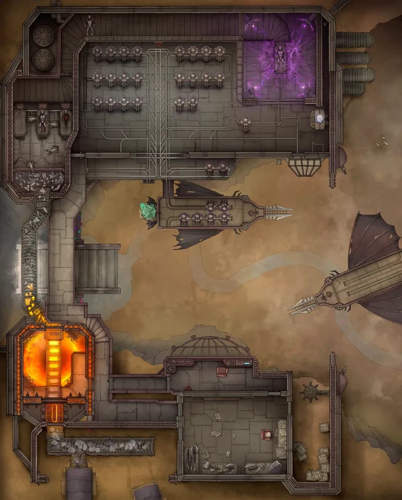 Warforged Factory map, Desert Day variant thumbnail