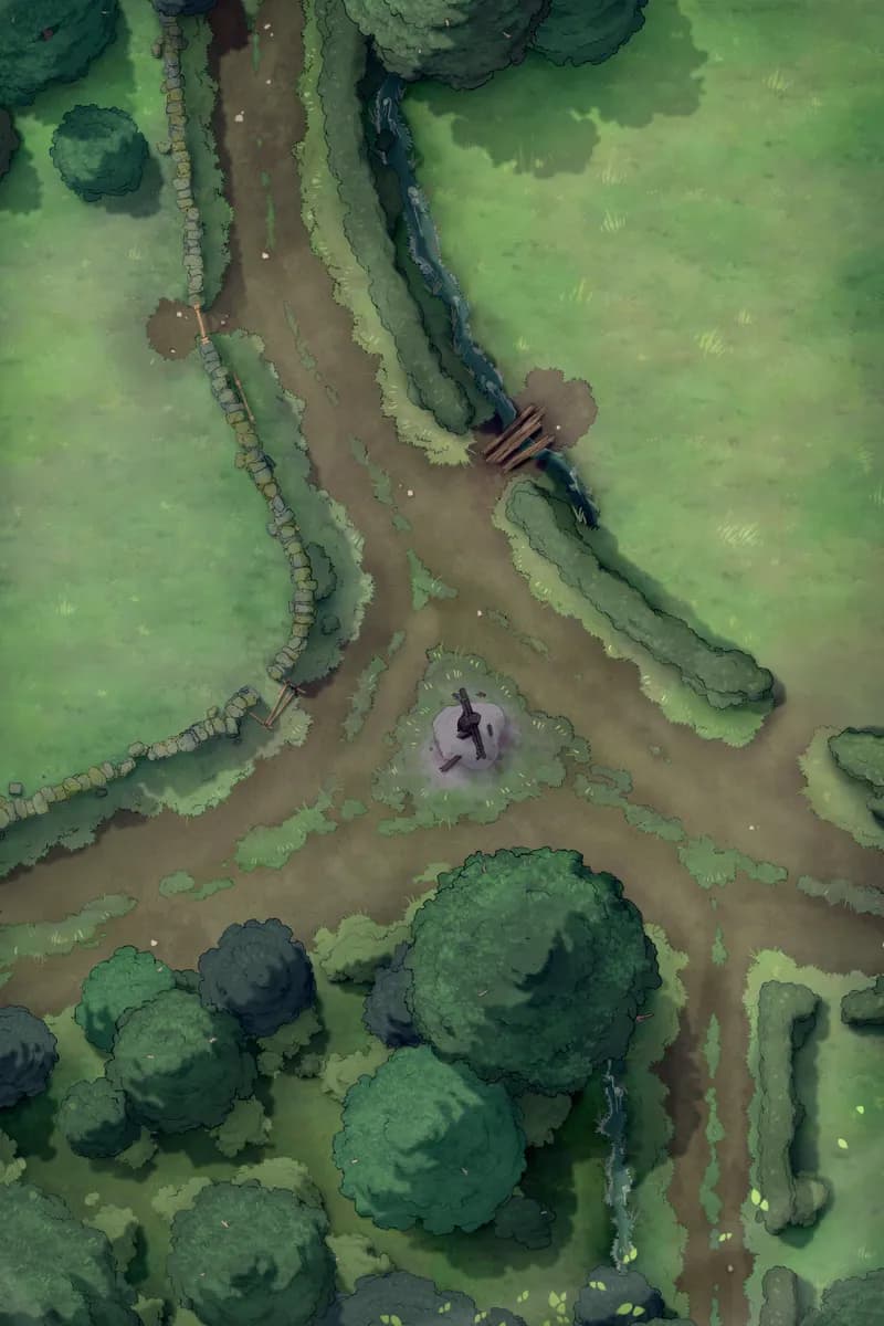 Crossroads map, No Witches variant thumbnail