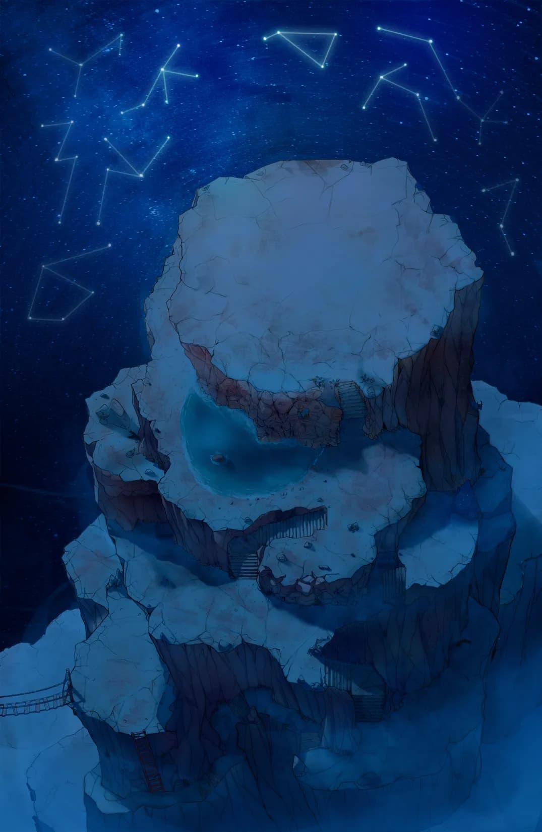 Mountaintop Observatory map, No Observatory Bones of the Gods variant thumbnail