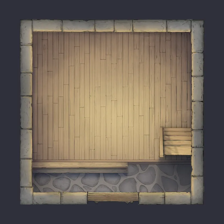 Magic Wizard's Tower map, Ground Floor 01 variant