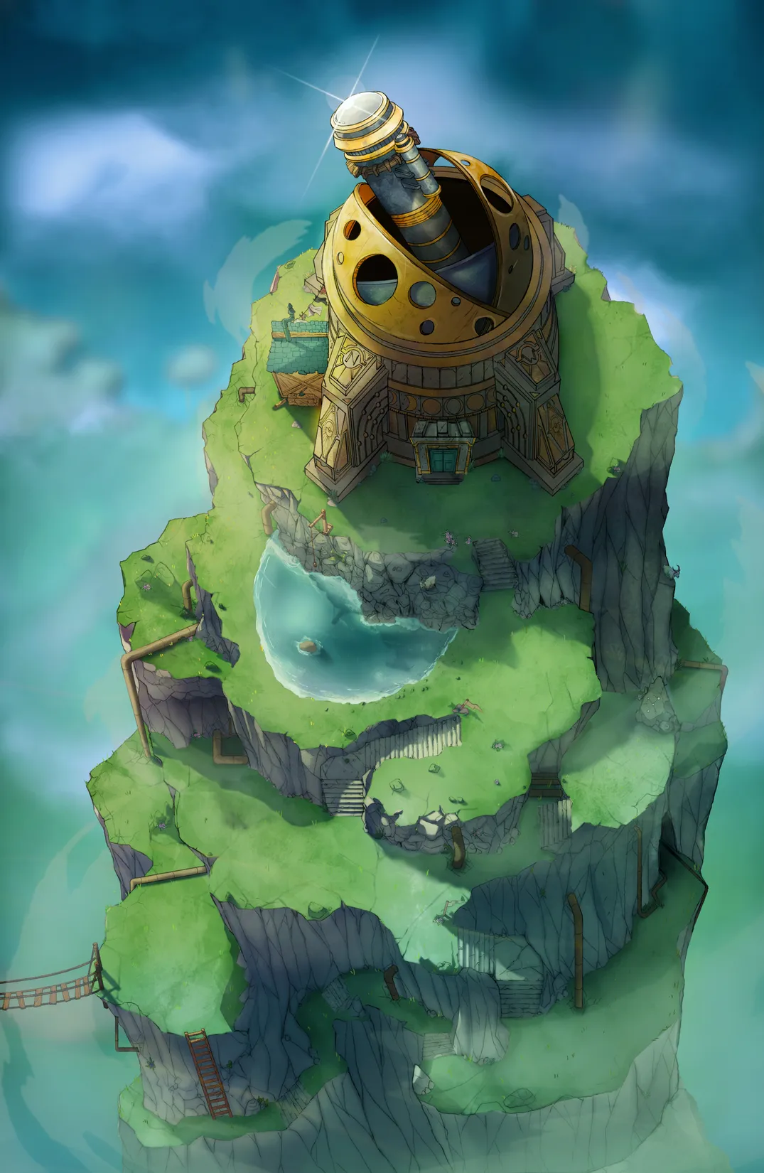 Mountaintop Observatory map, Meadowtop variant thumbnail
