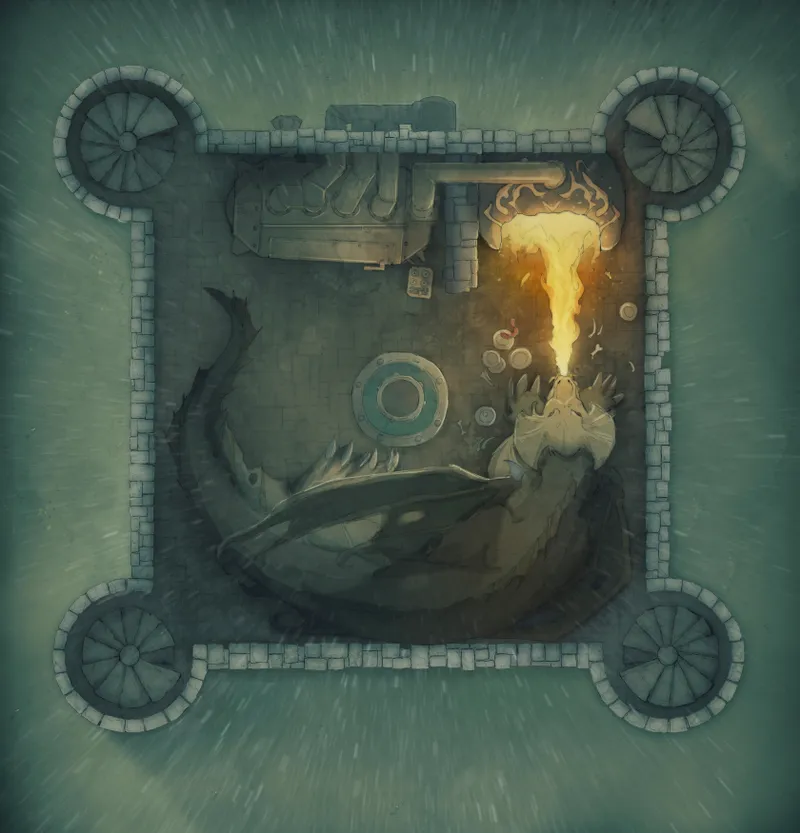 Grounded Castle map, Boiler Room Day Rain variant thumbnail