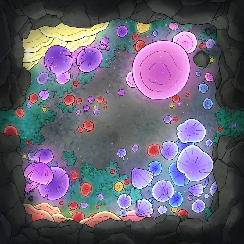 Modular Caves map, Mossy Mushroom 05 variant thumbnail
