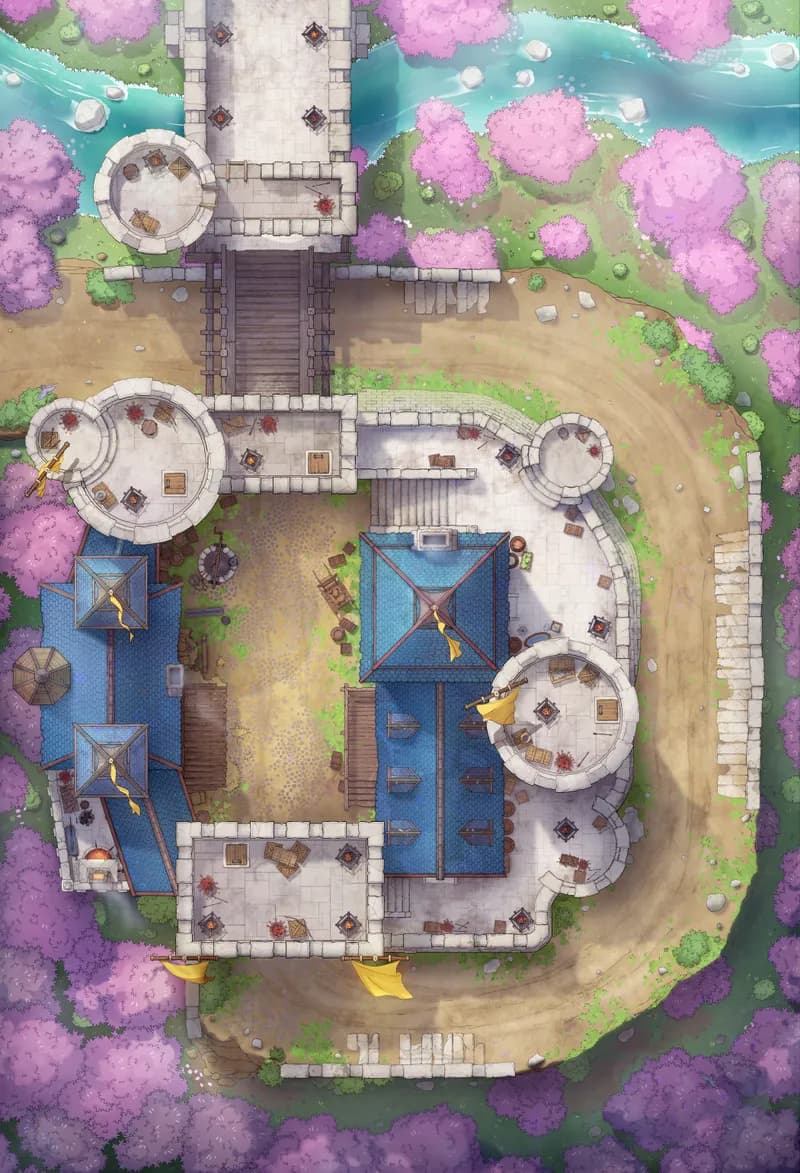 Riverwood Toll Castle map, Spring variant thumbnail