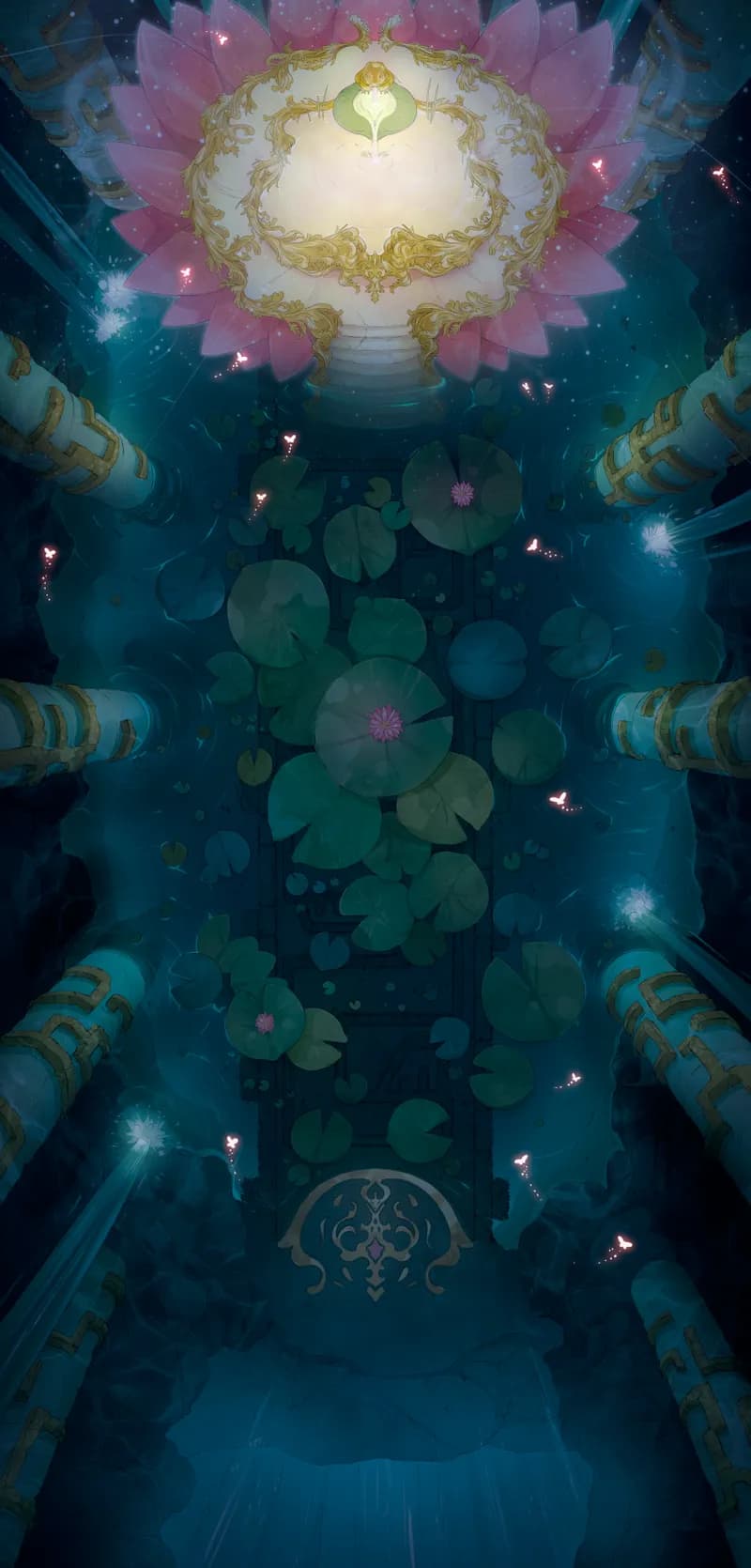 Secret Fey Fountain map, Original Night variant thumbnail