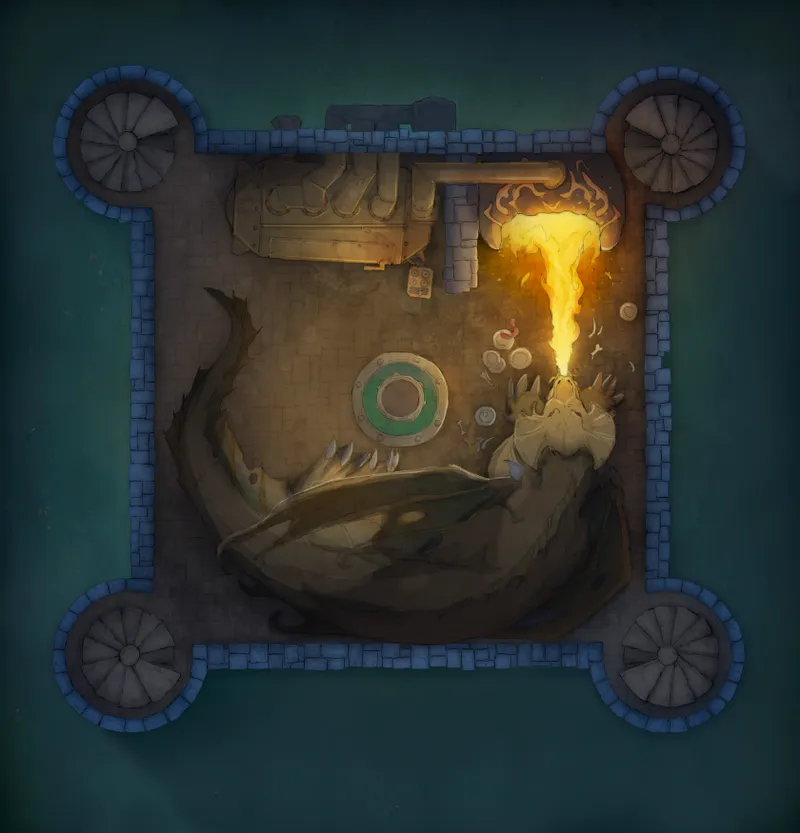 Grounded Castle map, Boiler Room Night Original variant thumbnail
