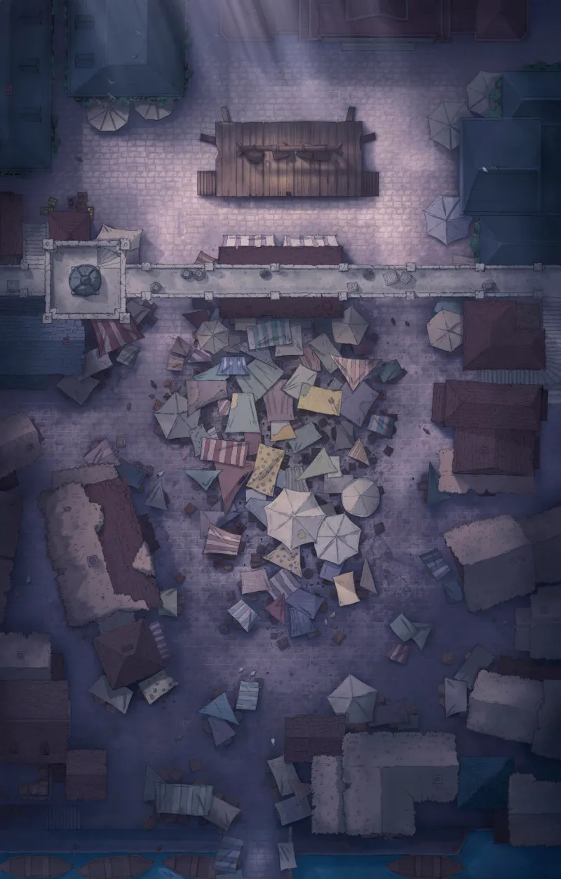 City Marketplace map, Gallows Night variant thumbnail