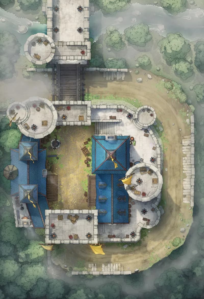 Riverwood Toll Castle map, Rising Fog 1 variant thumbnail