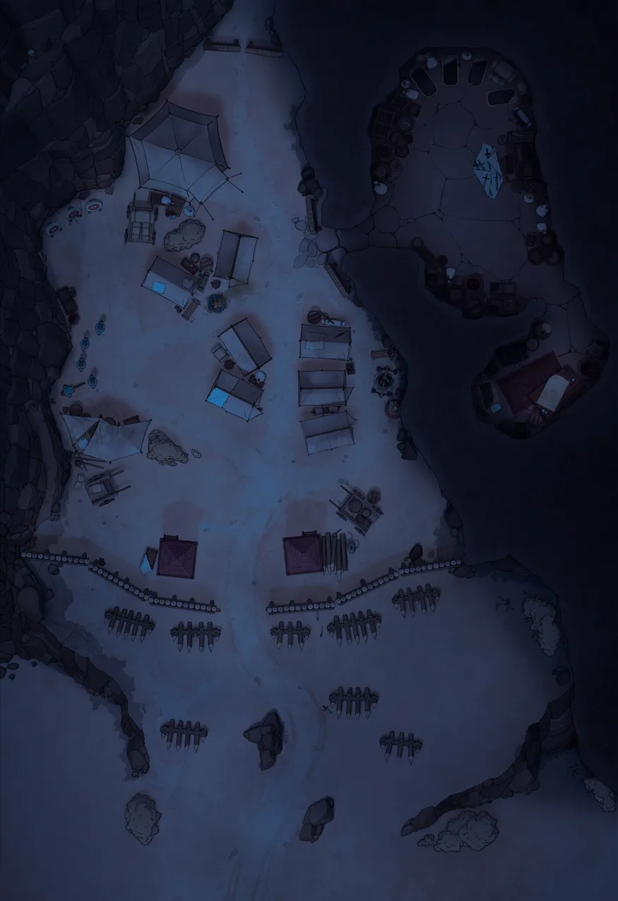 Rebel Camp map, Desert Night variant thumbnail