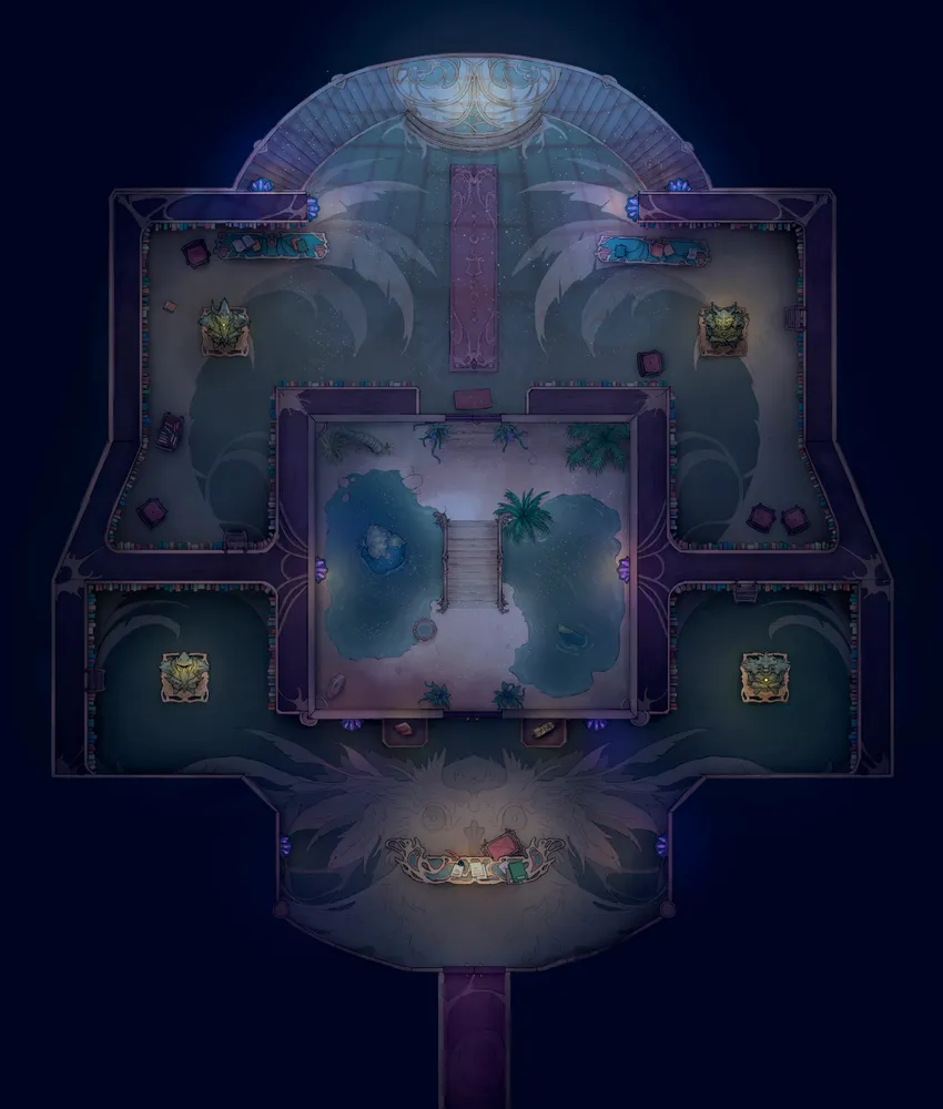 Great Library map, B0 Ground Floor Night variant thumbnail