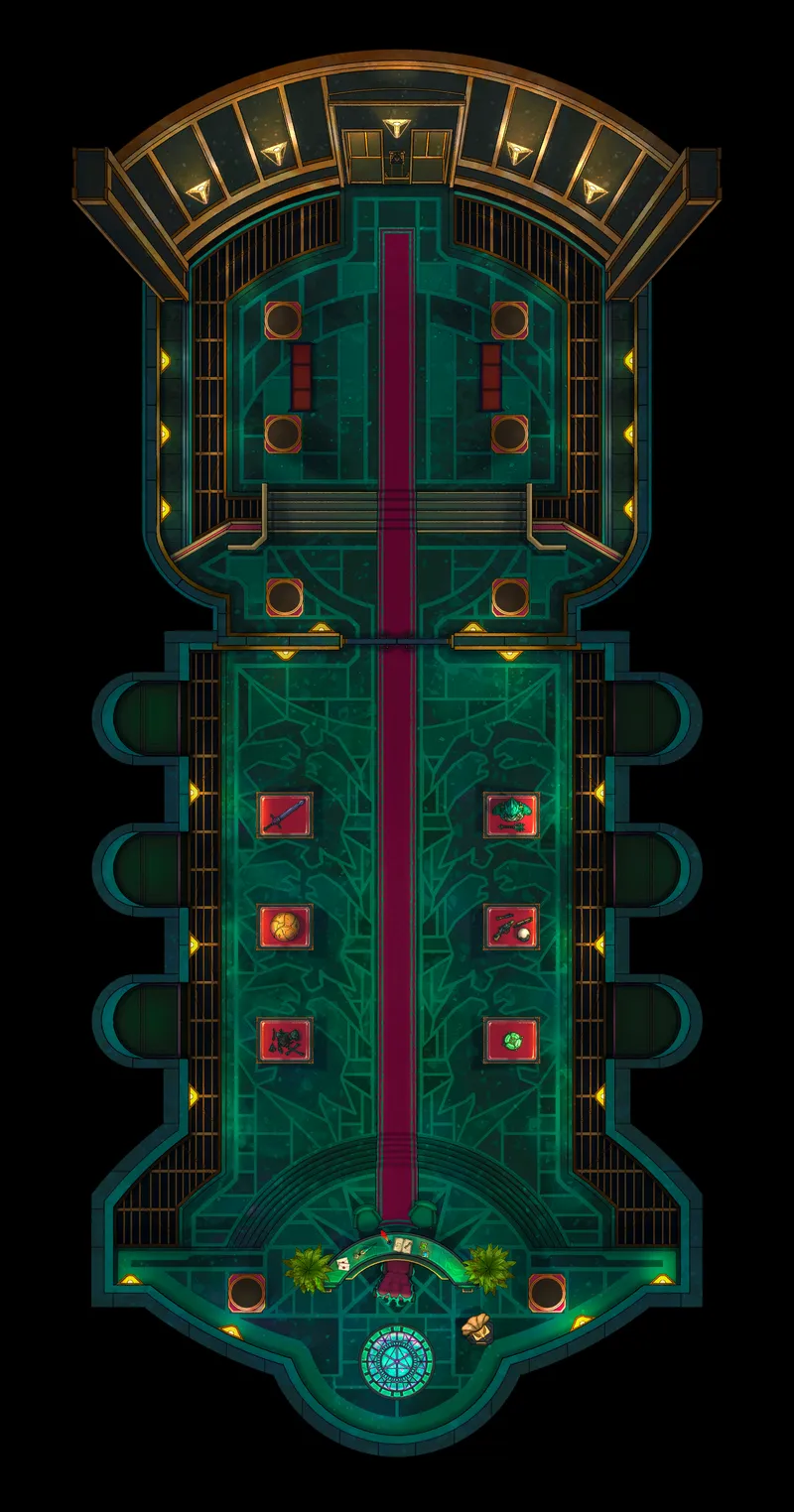 Wizard Bank Interior map, Floor B2 No Sentinels variant thumbnail