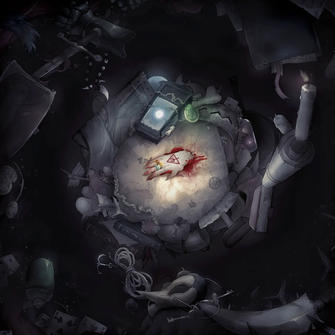 Inside a Bag of Holding map, Severed Hand variant thumbnail
