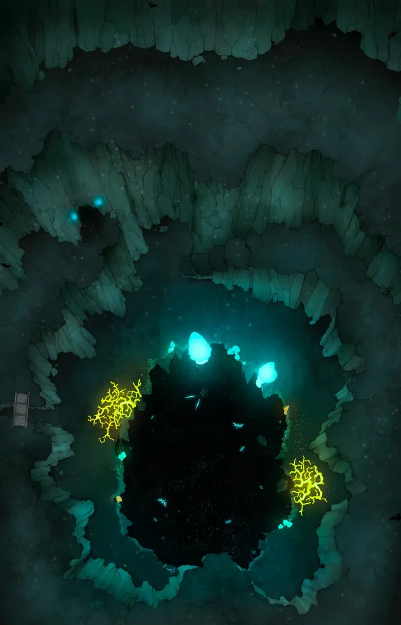 Geothermal Rift map, Underdark Entrance variant