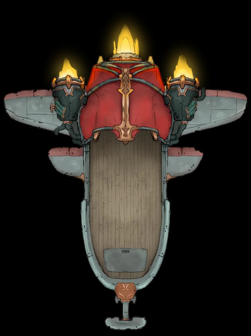 Airships! Pt. 2 map, Metal Paddle Original variant thumbnail