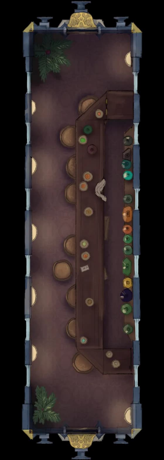 Lightning Rail Pt. 2 map, Bar Car Night variant thumbnail