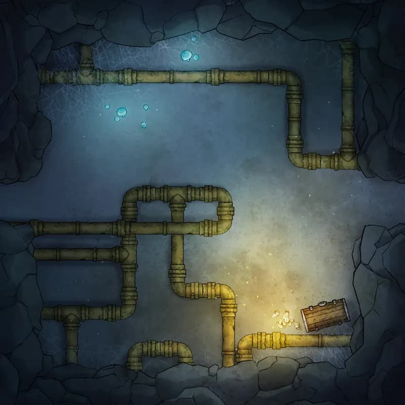 Modular Caves map, Mines Small Pipes 02 variant thumbnail