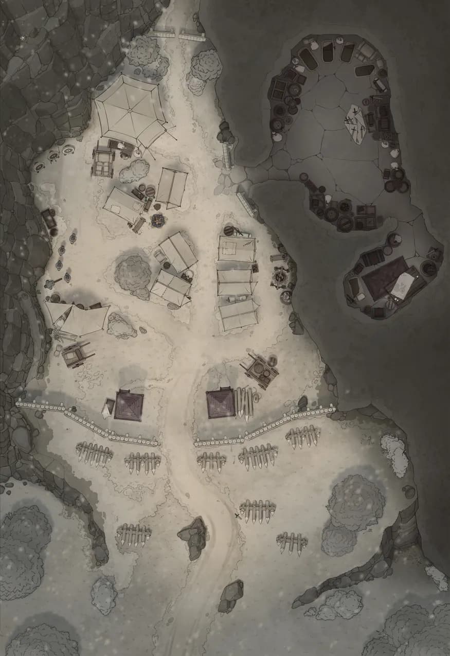 Rebel Camp map, Ashfall variant thumbnail