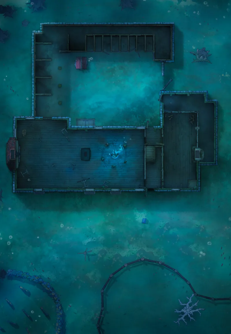 Ages of the Vale: Coaching House map, Indoors Hag Lair variant thumbnail
