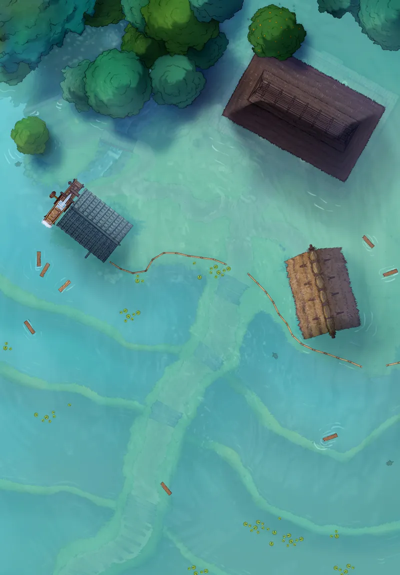 Oni Hideout map, Flooded variant thumbnail