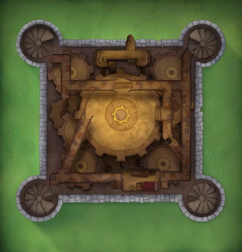 Grounded Castle map, Engine Room Day Original variant thumbnail