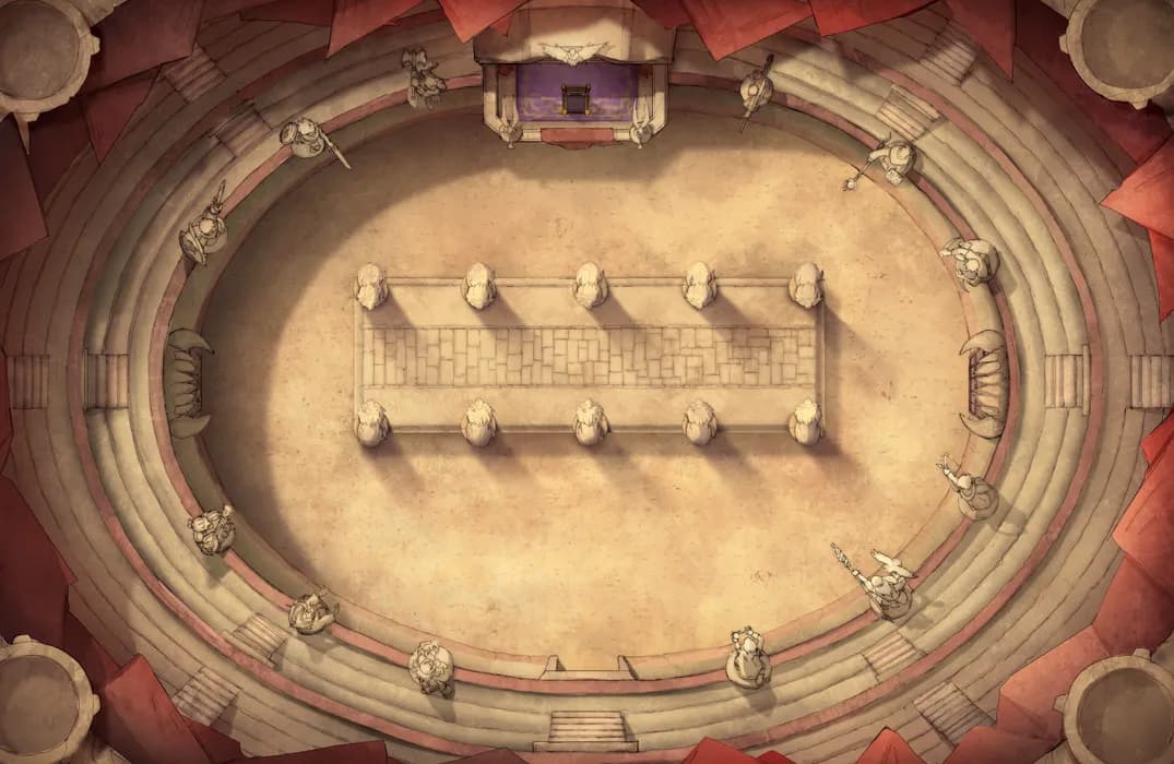 Colosseum of Challenges map, Column Temple Day variant thumbnail