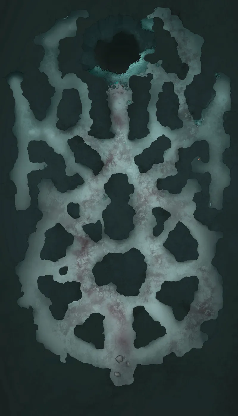 Necropolis Dungeon map, Level 4 Frost variant thumbnail