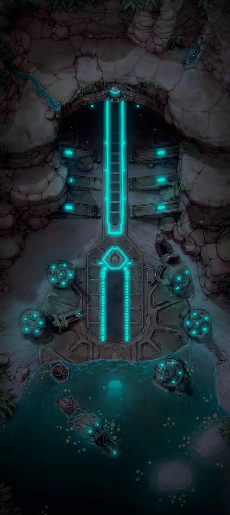 Clockwork Dragon Lair Exterior map, Activated Night variant thumbnail