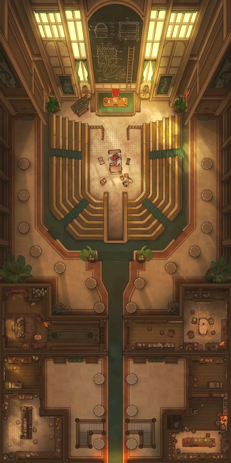 Experimental Surgery Theatre map, Floor 2 Blackboard Mimic Study variant thumbnail