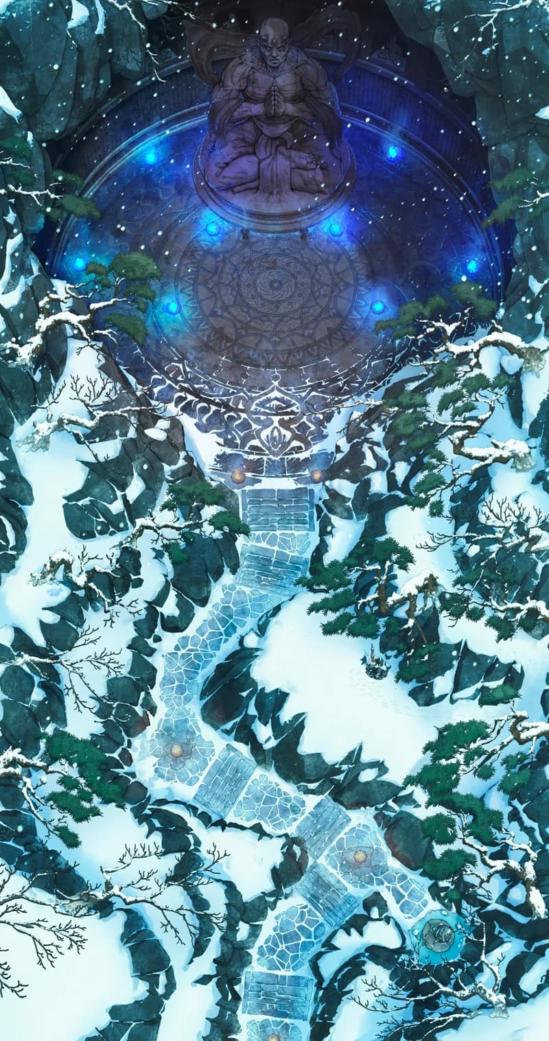Cave Temple map, Blue Fire variant thumbnail