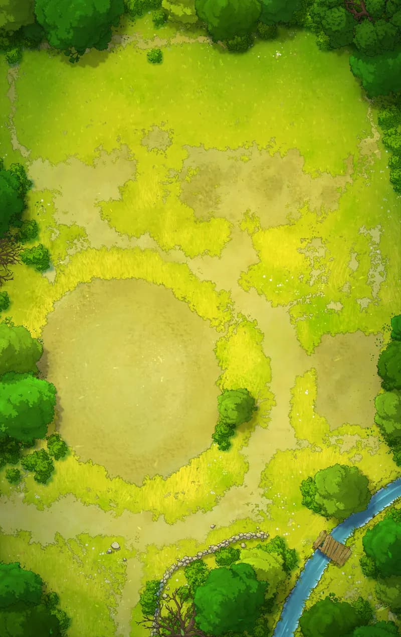 Pastoral Village Stables map, Natural Day variant thumbnail